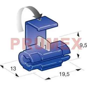 Auto elektroinstalace Rychlospojka kabelová 1-2,5mm modrá