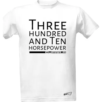 Tričko s potiskem CUPRA R: 310 koní pánské