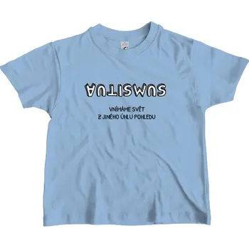 Pánské tričko Tričko s potiskem VZHŮRU NOHAMA dětské