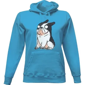 Hrnek malý bílý s potiskem Vyděšený buldoček