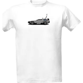 Tričko s potiskem DeLorean - Návrat do budoucnosti pánské