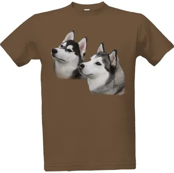 Pánská móda Tričko s potiskem Triko Husky pánské