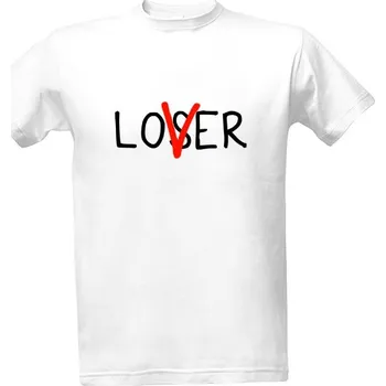 Tričko s potiskem Tričko Loser/Lover pánské