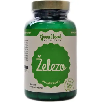 Green Food Nutrition Vegan železo 60 cps.