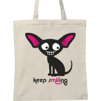 Nákupní taška Nákupní taška unisex s potiskem Keep Smiling - taška