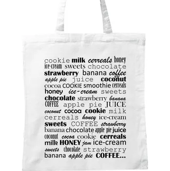 Nákupní taška unisex s potiskem taška text