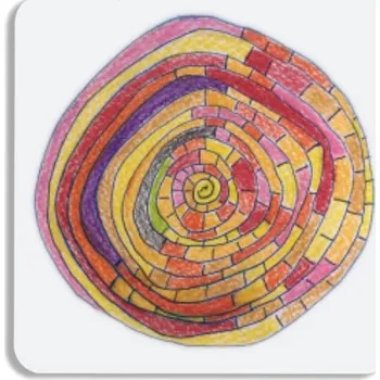 Podtácek s potiskem Podtácek s kruhem