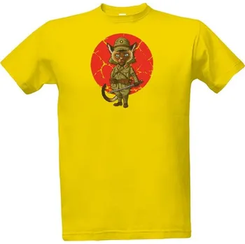 Pánská móda Tričko s potiskem Poručík Neko pánské