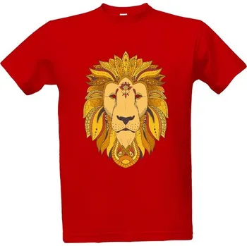 Tričko s potiskem Lev - tatto pánské