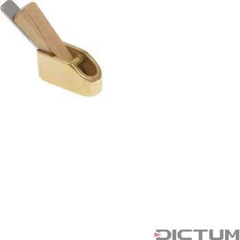 Ruční hoblík Hoblík - Herdim® Plane with Wooden Wedge, Arched Sole, Blade Width 5 mm