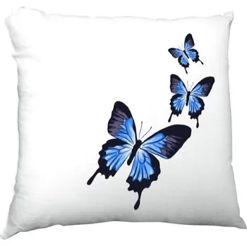 Bytový textil Polštář saténový s potiskem Motýlek na dlani_4