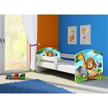 Dětská postel Dětská postel - Safari 2 160x80 cm bílá