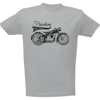 Tričko s potiskem Freedom machine pánské