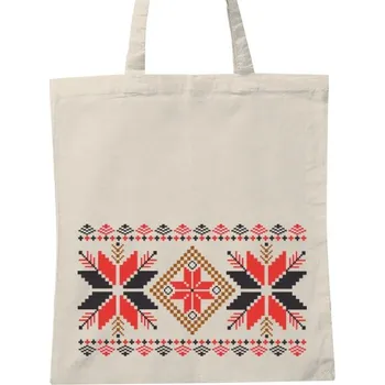 Nákupní taška unisex s potiskem Látková taška s výšivkou