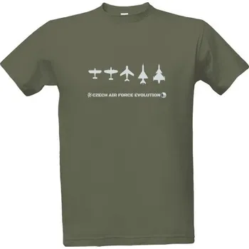 Pánské oblečení Tričko s potiskem Czech air force evolution pánské