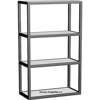 Koupelnový nábytek Intedoor doplňková otevřená police OALU 50/80 B/S + doprava zdarma + při platbě převodem sleva