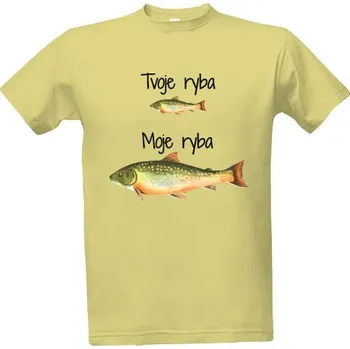 Pánská móda Tričko s potiskem Tvoje ryba, moje ryba pánské