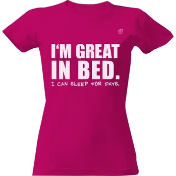 Dámské tričko Tričko s potiskem In bed dámské
