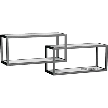 Koupelnový nábytek Intedoor doplňková otevřená police OALU 119/44 B/S + doprava zdarma + při platbě převodem sleva