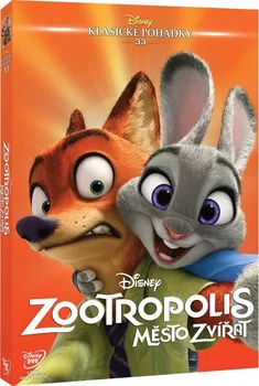DVD film DVD Zootropolis: Město zvířat edice Disney klasické pohádky (2017)