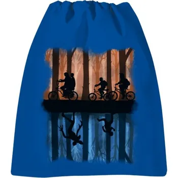 Městský batoh Vak na záda s potiskem Upside Down Batoh