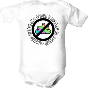 Kojenecký body Dětské body s potiskem Biologická bomba dětské