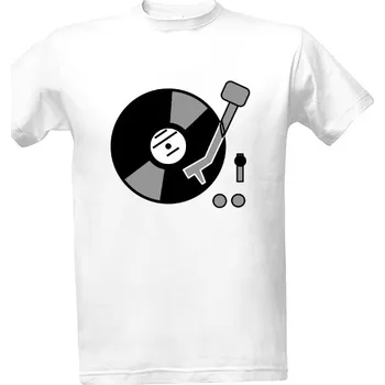 Pánské tričko Tričko s potiskem Tričko gramofon pánské