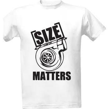 Tričko s potiskem Turbo size matters pánské