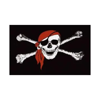 Vlajka PROMEX Vlajka Pirát se šátkem 90x150cm č.121