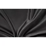 Černé saténové prostěradlo 140x230 plachta bez gumy