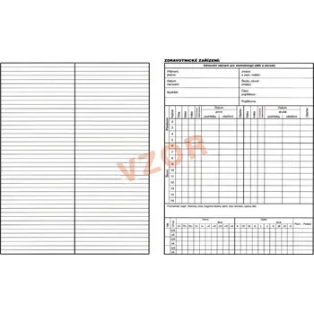 Tiskopis Ditis Zdravotní záznam pro stomatologii dětský 100ks