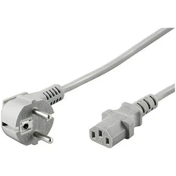 Kabel do PC PremiumCord Kabel síťový 230V k počítači 2m šedý