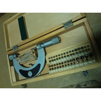 Mikrometr na závity, 75-100 mm, se sadou měřících dotyků