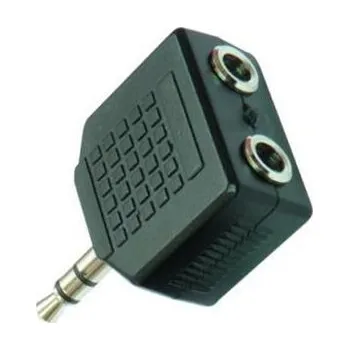 Redukce PremiumCord Adaptér stereojack 3.5 - 2x3.5 M/F