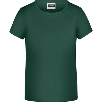 Chlapecké tričko Daiber Dětské dívčí tričko Basic Girl JN744 Barva: Zelená tmavá, Velikost: M 122/128