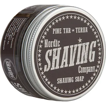 Nordic Shaving Company Pine Tar mýdlo na holení 30 g