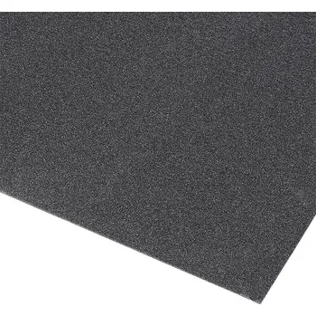 Rohožka Černá protiskluzová olejivzdorná rohož Grit Trax - délka 150 cm, šířka 90 cm, výška 0,27 cm