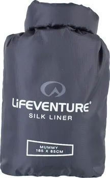 Spacák Lifeventure Silk Sleeping Bag Liner grey mummy