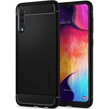 Spigen Rugged Armor pro Samsung A505 Galaxy A50 černé Pouzdro na mobilní telefon Spigen Rugged Armor pro Samsung A505 Galaxy A50 černé