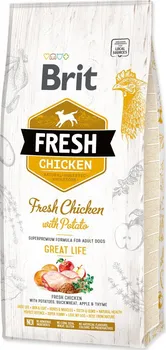Krmivo pro psa Brit Dog Fresh Adult Great Life Chicken/Potato
