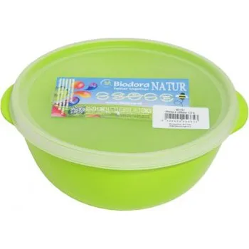 Biodora Miska s víkem 1l z bioplastu - zelená