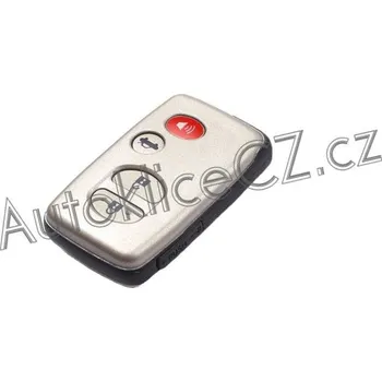 Autoklíč Dálkové ovládání Toyota 3+1 tlačítko (obal)