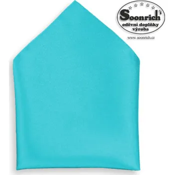 Motýlek kapesník tyrkysový společenský , kab013