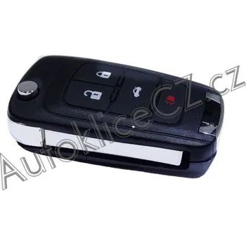 Autoklíč Obal vystřelovacího klíče Chevrolet 3+1 tlačítko