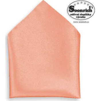 Motýlek kapesník lososový společenský , kab005