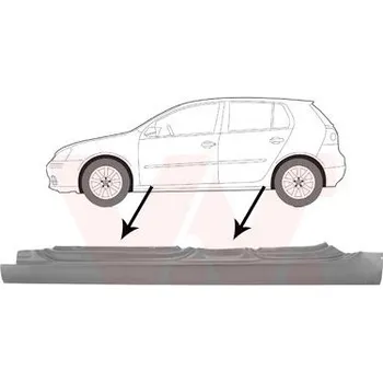 Prah karosérie Nástupní panel VAN WEZEL 5894103