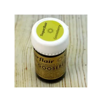 Potravinářské barvivo Barva gelová Sugarflair - Angreštová / GOOSEBERRY