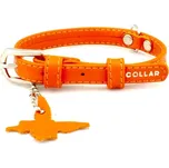 Collar Glamour oranžový 38-49 cm/250 mm