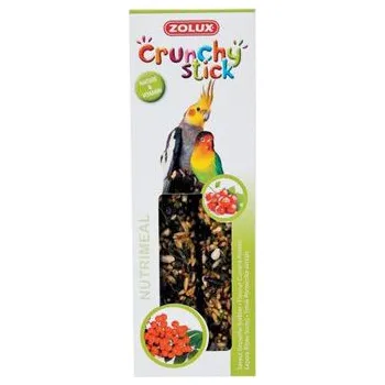 Pro ptáka Zolux Crunchy Stick tyčinky papoušek Rybíz jeřabiny 115 g