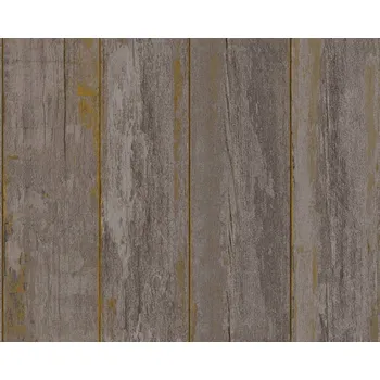 Tapeta Vliesová tapeta 36893-2 hnědá, černá dřevěná prkna / Vliesové tapety na zeď 368932 Il Decoro (0,53 x 10,05 m) A.S.Création